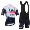 Cykeltøj + Cykelshorts 2025 UAE Team Emirates Hvid
